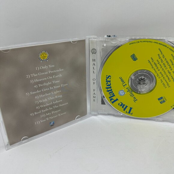 The Platters Twilight Time CD Hall Of Fame Digitally Remastered BCI Eclipse - Picture 3 of 3